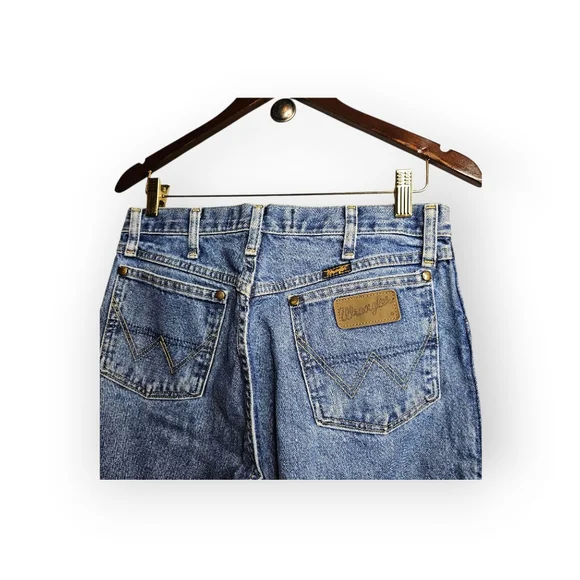 Wrangler George Strait Collection Cowboy Cut Blue Denim Jeans Men's 32x32 - Picture 7 of 7